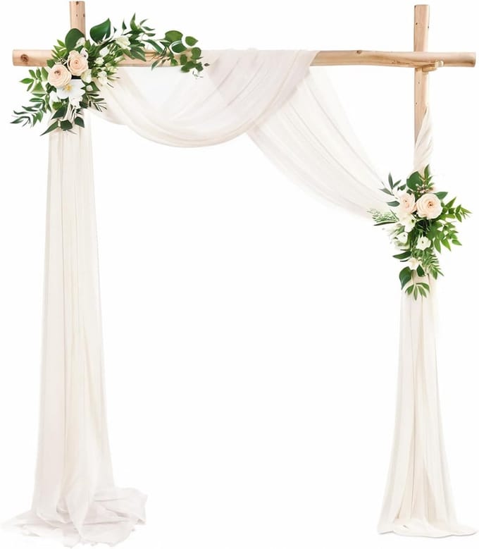 Decoratieve Chiffon Stof voor Trouwbogen en Feestdecoratie