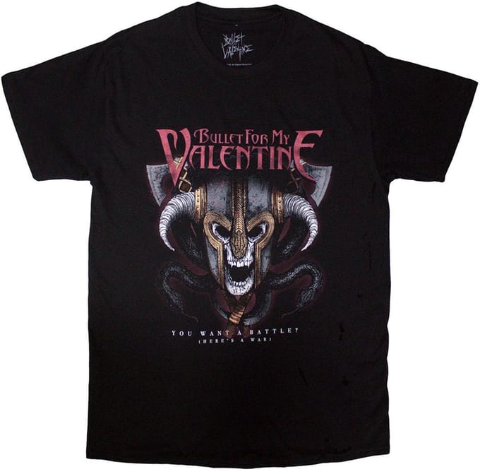 Bullet For My Valentine - Viking Heren T-shirt - S - Zwart