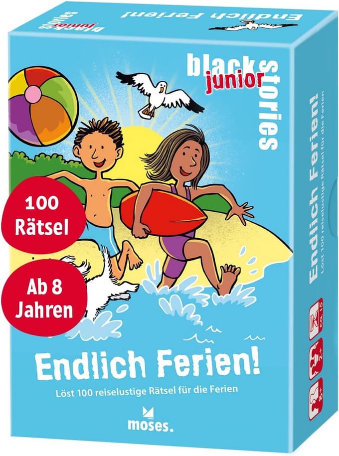 black stories junior Endlich Ferien!: Löst 100 reiselustige Rätsel für die Ferien