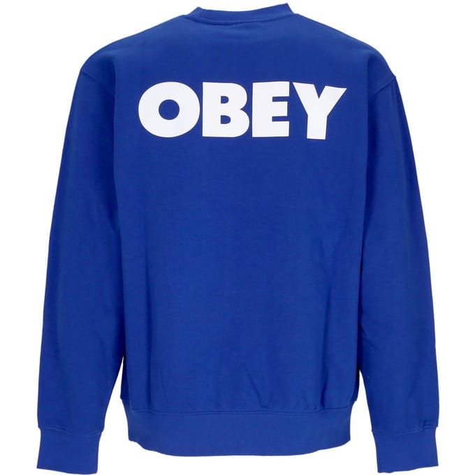Sweatshirt met ronde hals voor heren Bold Premium Crew Fleece Surf Blue