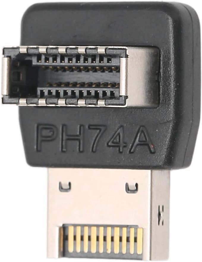 Cosensi - Dailygoods - USB 3.1 Type E Adapter met 90 Graden Hoek voor Moederbord