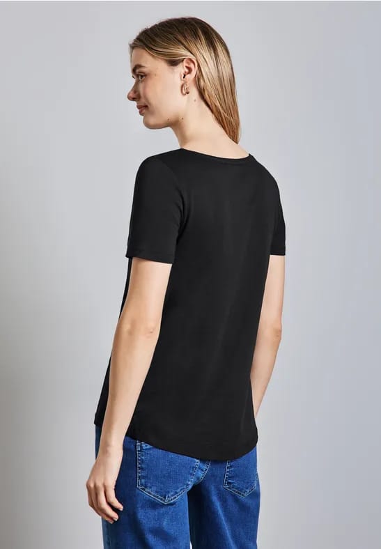 Basic Shirt in effen kleur