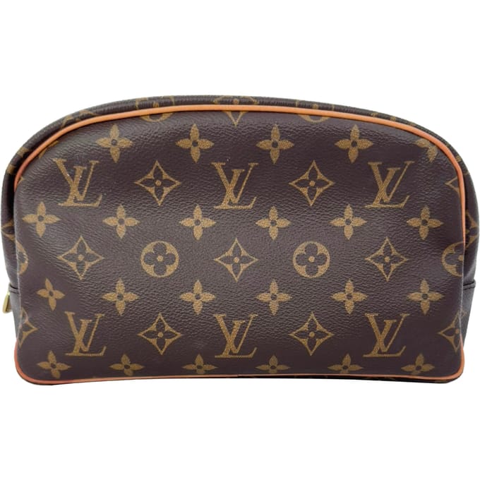 Louis Vuitton Trousse Toilette 25 Toiletcase in Bruin Leer
