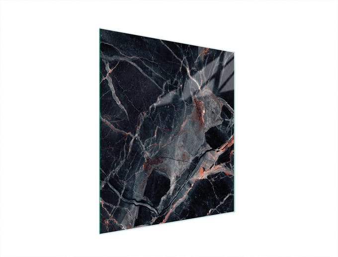 TMK ArtDeko - Serie 45x52 - Glazen Snijplank - 45x52 cm - Marmer