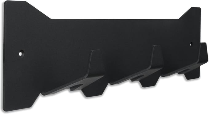 Gorillz Triangle Three - Wandkapstok - 44 x 5,6 x 12 cm - Zwart