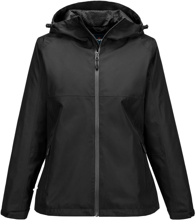 Portwest Professioneel regenjack voor dames S614 - Zwart - M