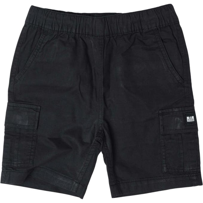 Weekend Offender Jongens High Desert Cargo Shorts (Zwart)