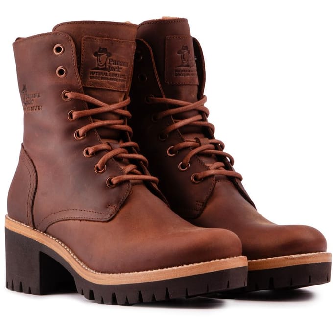Panam Jack Padma B12 dames veterboot - Bruin - Maat 40