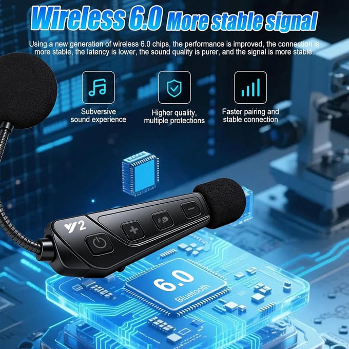 Motorhelm Communicatie - Helm Audio - Veilig Motorrijden - Handsfree Bellen - Compact Ontwerp