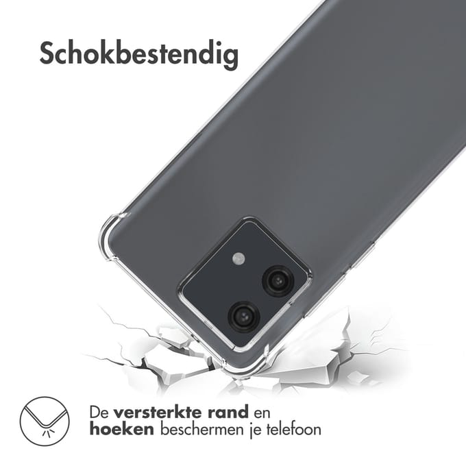 imoshion Hoesje - Geschikt voor Motorola Edge 40 Neo - Shockproof Case - Transparant