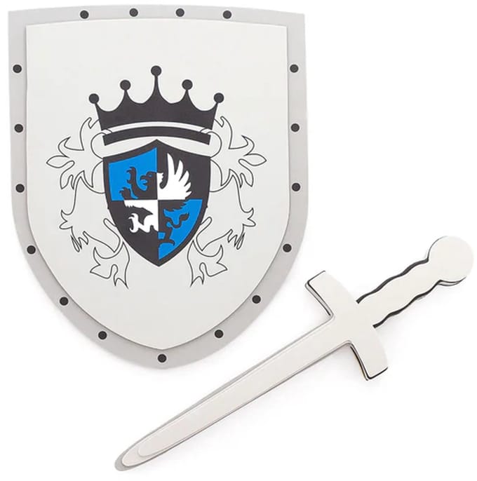 Little Adventures - Zwaard & schild set – Blauw – Veilig en licht