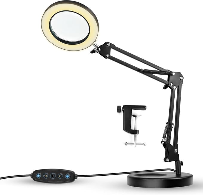 Loeplamp Met Standaard - Lamp Met Led Verlichting