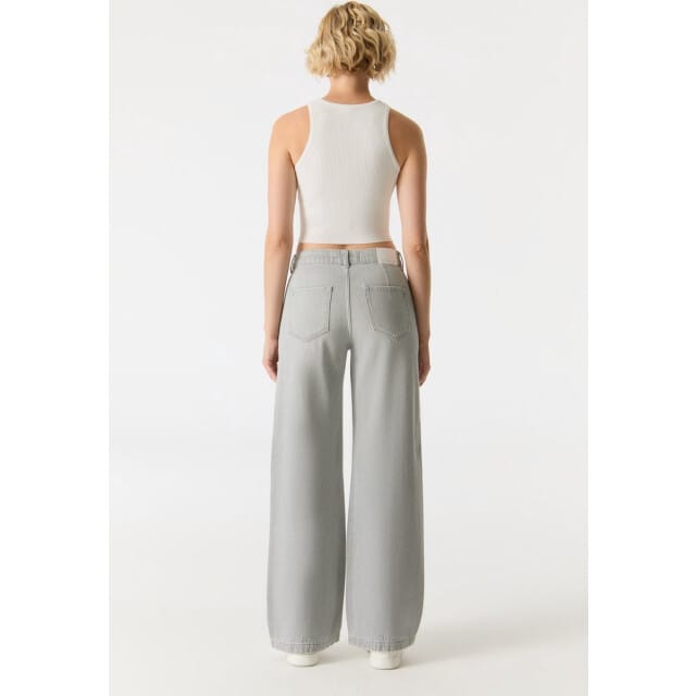 COJ - Maxine - Wide Leg Jeans - Light Grey