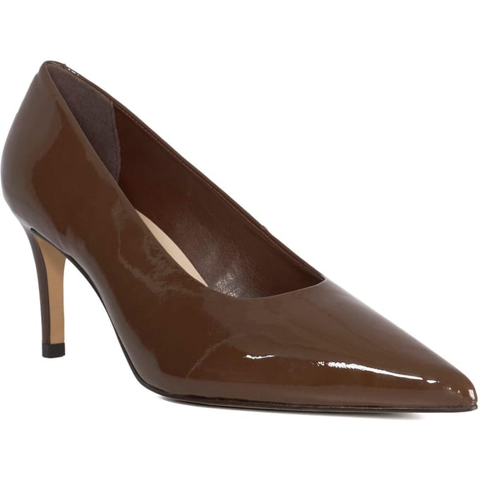 Dune Aspiring Leren Vrouwen Bruine Schoenen