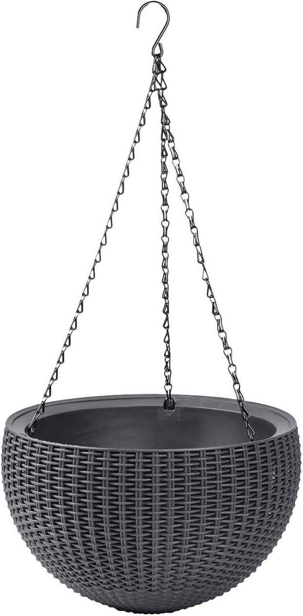 Hanging Sphere 3 kettingen 86 liter - Grafietkleurige Keter opbergbox