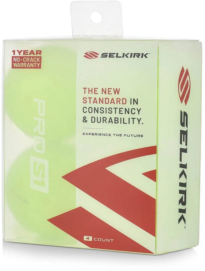Selkirk - Pro S1 - Pickleball ballen - 4 pack