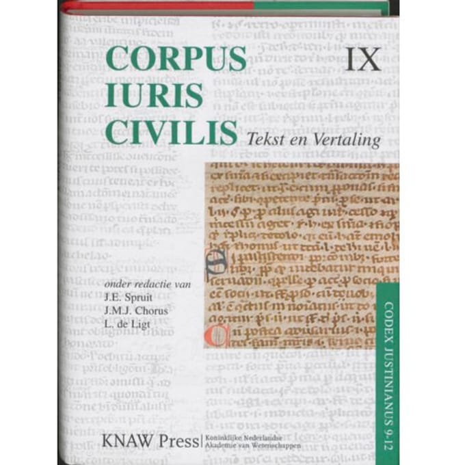 Corpus Iuris Civilis - J.E. Spruit