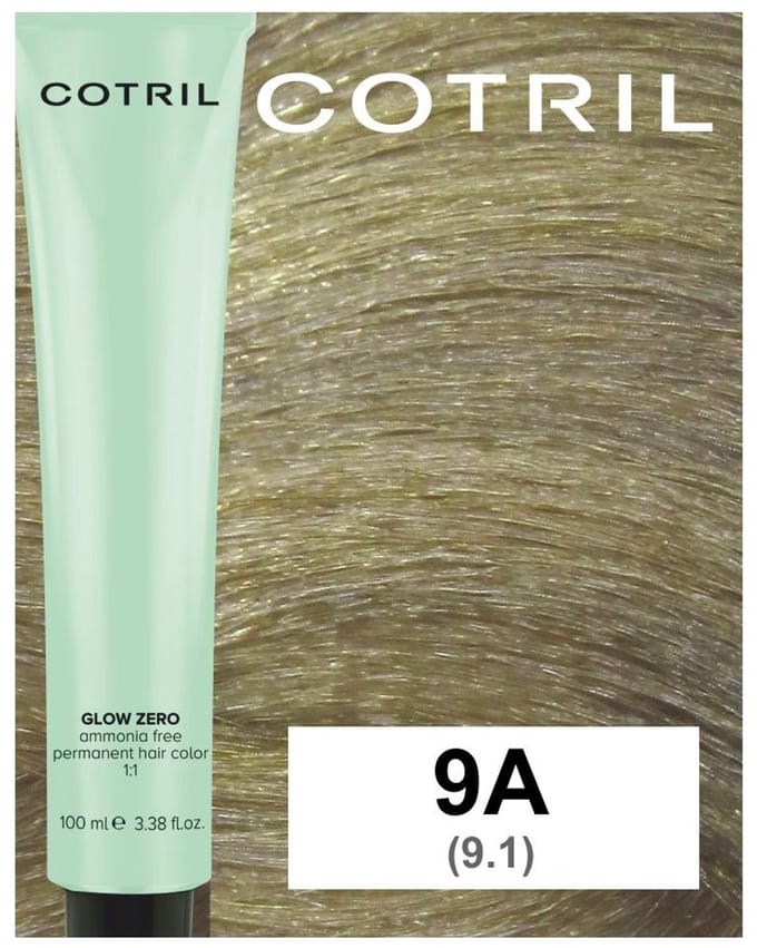 Cotril Color Glow Zero 9A zeer lichtblonde as