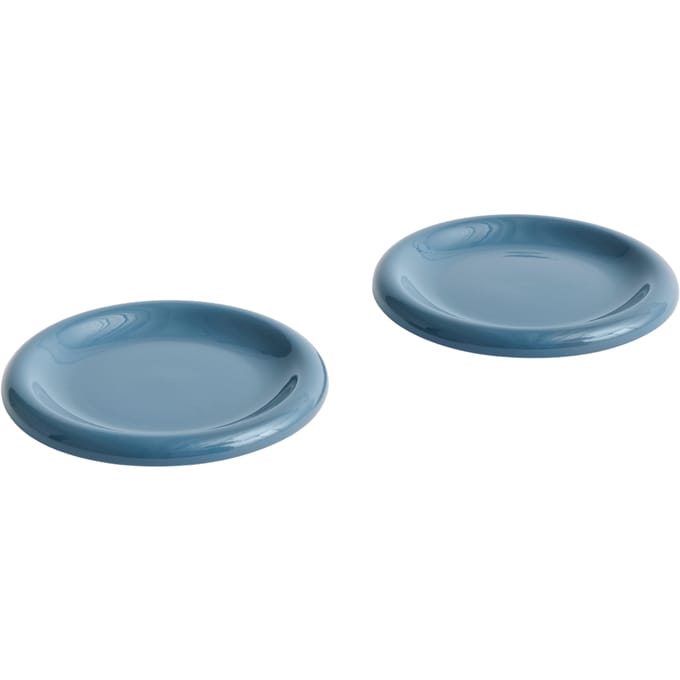 HAY Barro bordenset van 2 - dark blue - Ø 18 cm