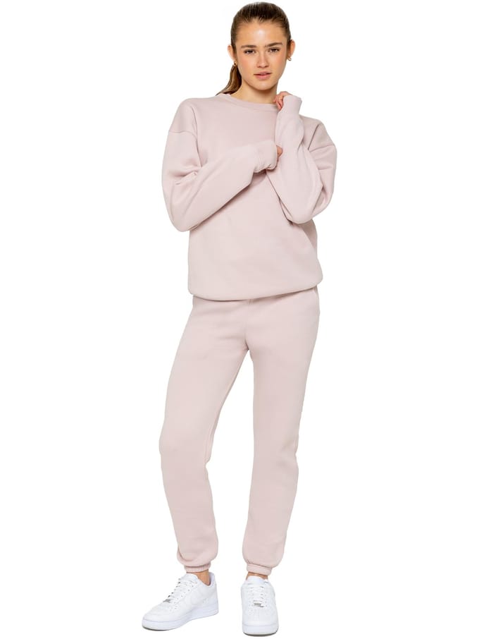 Enzo | Dames Oversized Sweatshirt Tracksuit Set