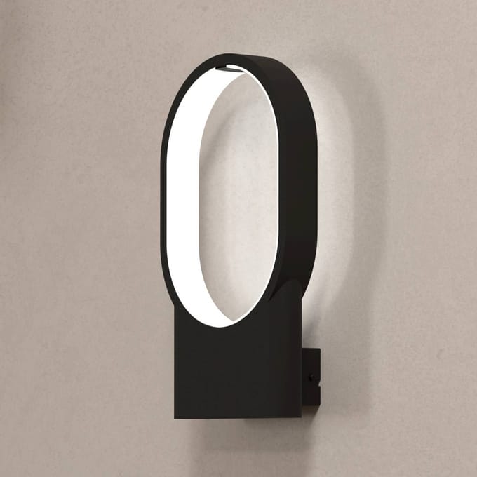 EGLO Codriales Wandlamp - LED - 32 cm - Zwart|Wit