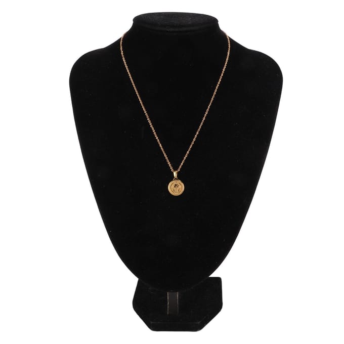 Sint Benedictus Ketting Unieke Roestvrijstalen Sint Benedictus Medaille Ketting Madonna Ketting Cadeau white