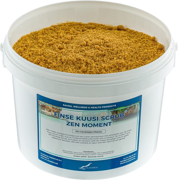 Kuusi Scrub Zen Moment 1 liter - Hydraterende Lichaamsscrub