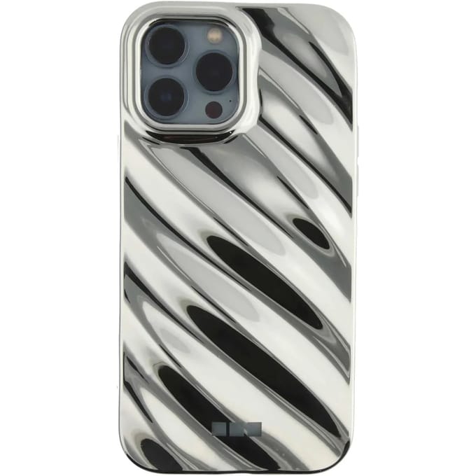 123watches hoesje Lustra - zilver - Siliconen, TPU - iPhone 16 Pro