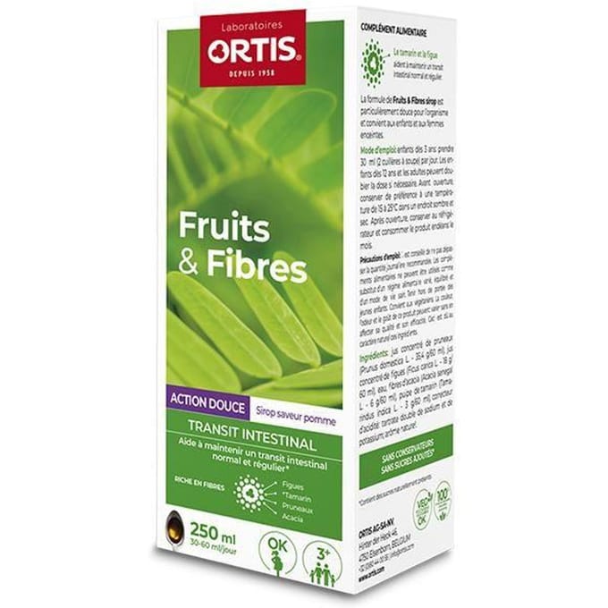 Ortis Vruchten & Vezels Milde Werking Siroop 250ml