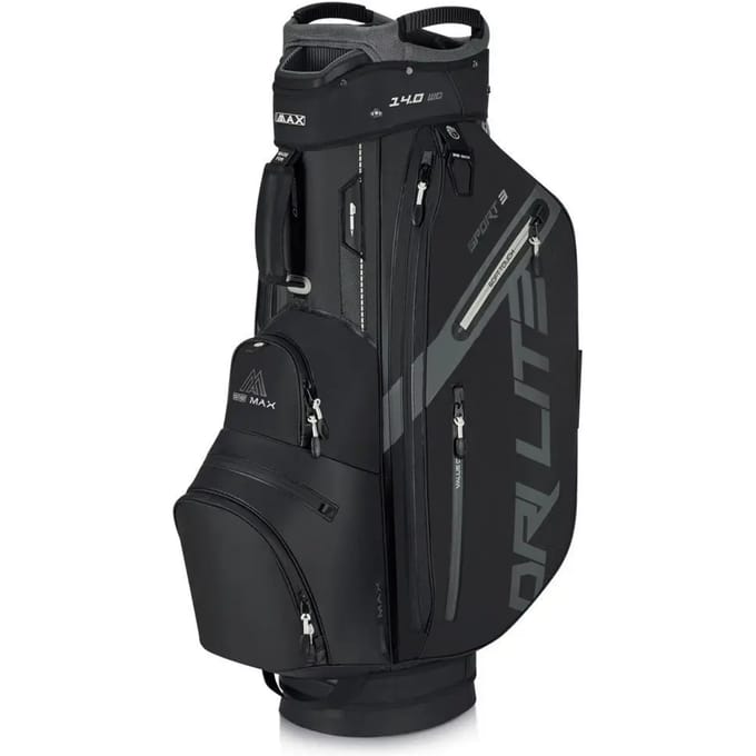 Big Max Dri Lite Sport 3 - Waterwerende Golftas - Cartbag - Zwart