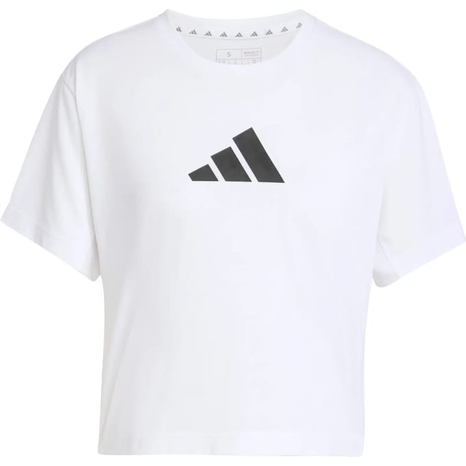 adidas Performance Train Essentials Big Logo Performance Training T-shirt - Dames - Wit- S