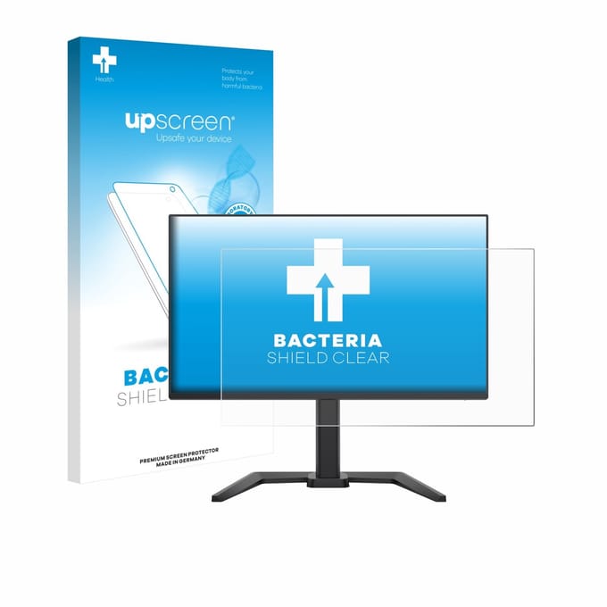 upscreen - Screenprotector voor Iiyama G-Master GB2591HSU-B1 - Folie Beschermfolie transparant antibacterieel