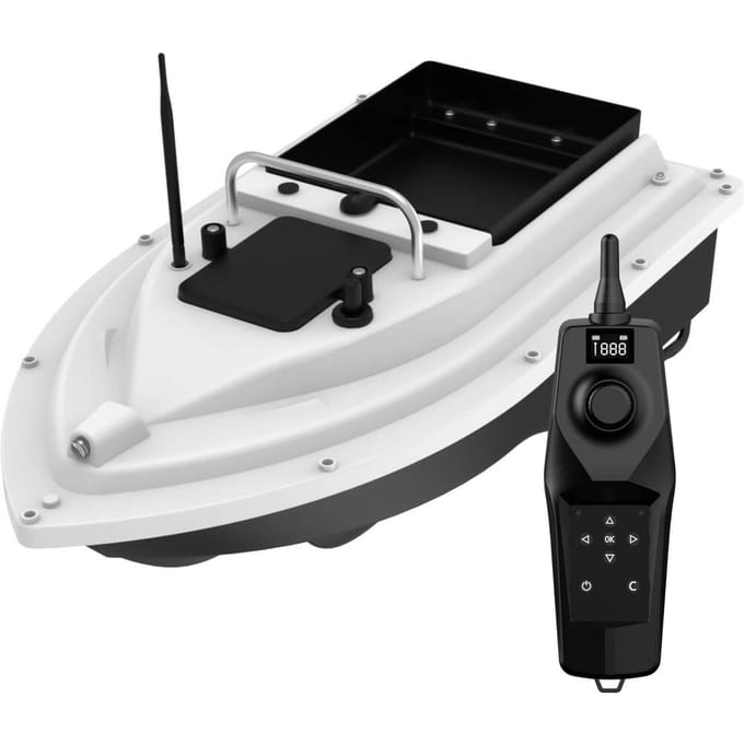 GPS RC Bait Boat 500M Draadloze Afstandsbediening Visvoerboot Visvoerboot 5200mah black