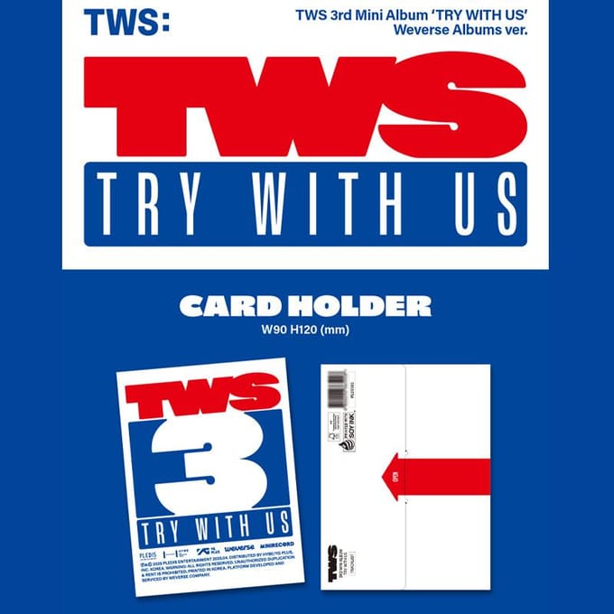 TWS - ESSAYEZ AVEC NOUS (Albums Weverse Ver.) No Weverse blue