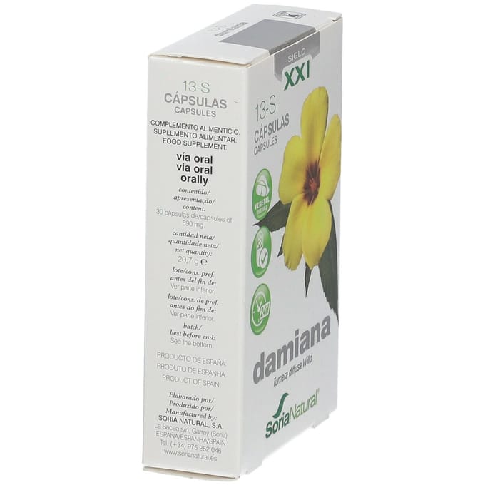 Soria Natural 13-S Damiana XXI 30 Tabletten