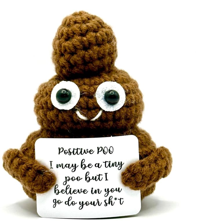 Hypify - Positive Poo - bruin - knuffeltje - Positiviteit