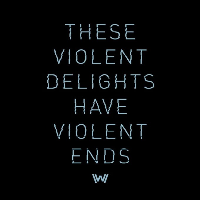 Westworld Violent Delights Men's T-Shirt - Black - L