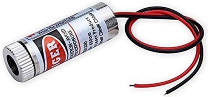 OTRONICÂ® Rode Laser Pointer 5mW 650nm 12mm MXD1230