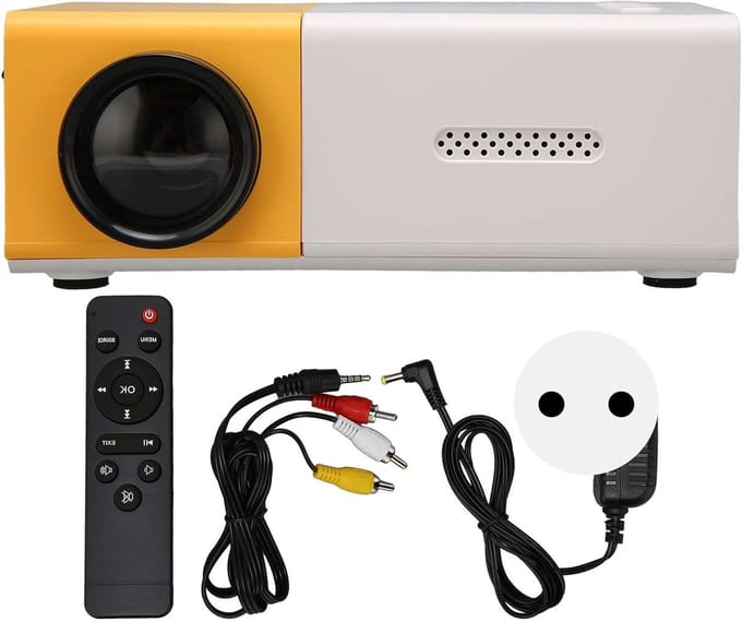 JGS Premium - Mini projector voor thuisbioscoop met hoge resolutie en draagbaar design