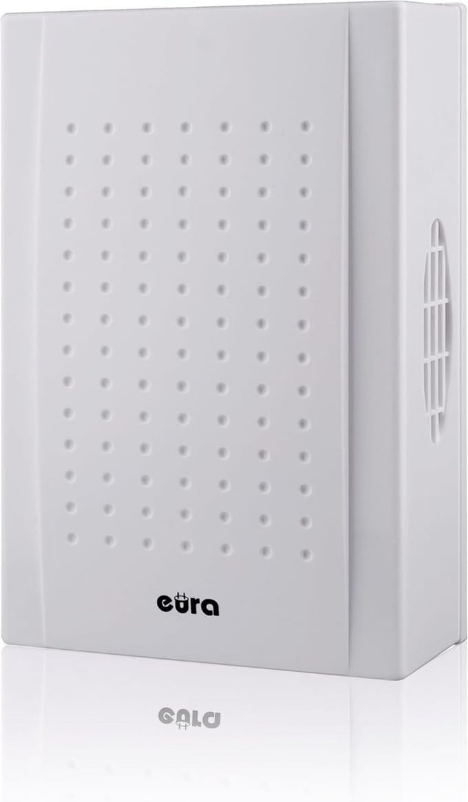 Elektromechanische Deurbel met Dubbele Klank 230V Wit