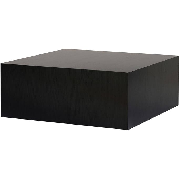 Asir - Salontafel - Hout Zwart - 100% MDF - 90 x 90 x 35 cm