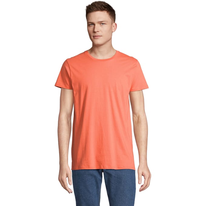 SOLS Heren Kruisvaarder T-Shirt (Pop Oranje)
