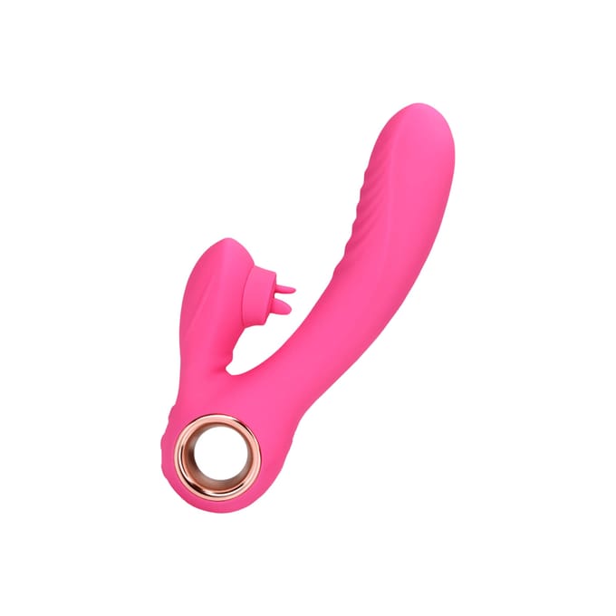 Tongue Flickering and Heating Rabbit Vibrator