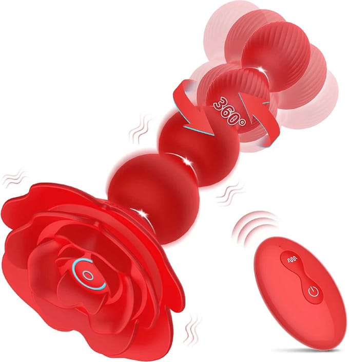 Anale vibrator - Prostaat - 360 graden - Remote - Groot