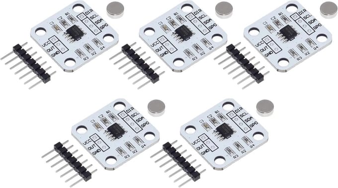5 Stuks Magnetische Hoeksensor Module 12-Bit Precisie Hoekmeting