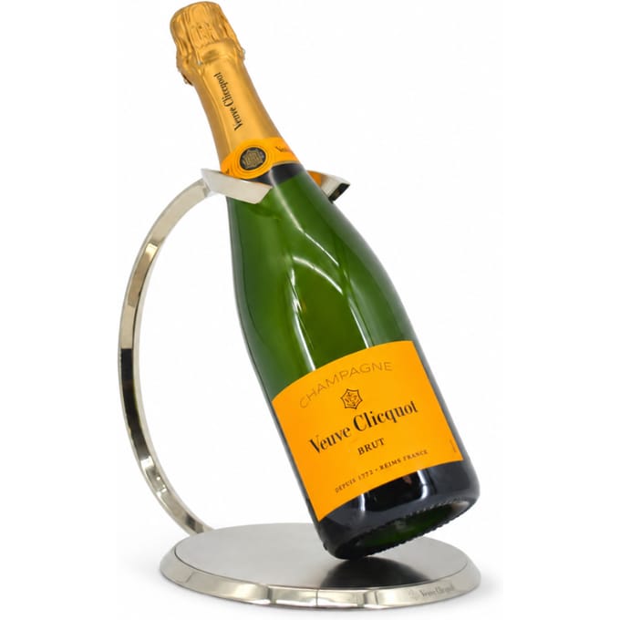 Veuve Clicquot Brut met oranje gouache paint giftbox