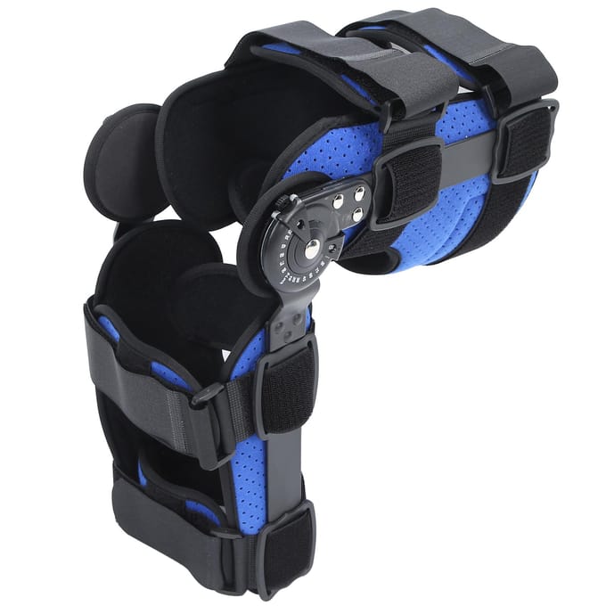 Been Vast Brace Verstelbare Kniegewricht Meniscus Ondersteuning Knieorthese Immobilisator L R S black