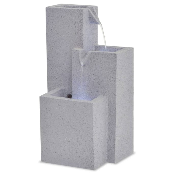 vidaXL - Binnenfontein - met - LED-verlichting - polyresin