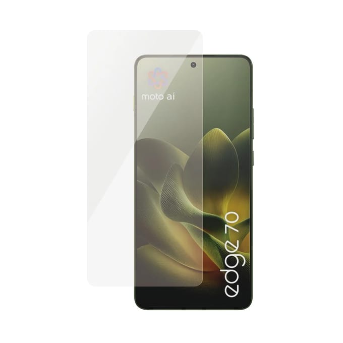 PanzerGlass Ultra-Wide Fit Anti-Bacterial Screenprotector incl. applicator voor de Motorola Edge 70