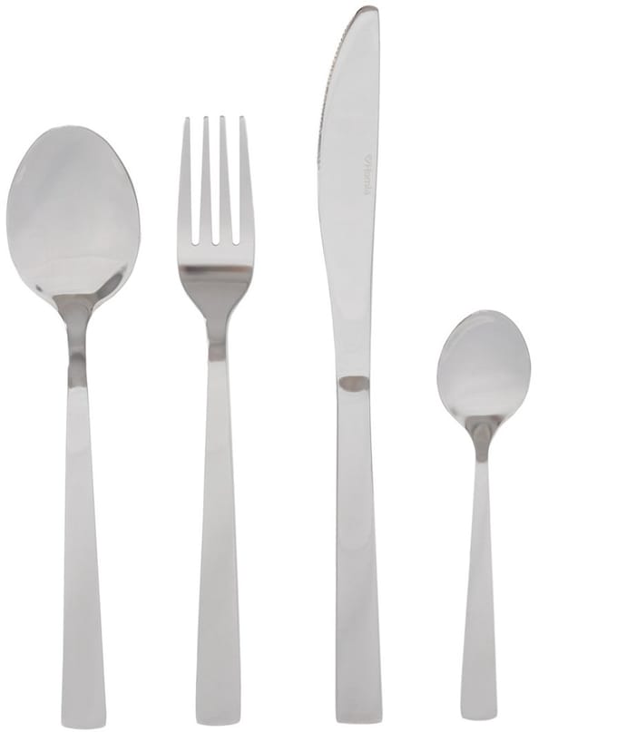 HOMLA - Cutlery Set - Silver - 24 Pieces